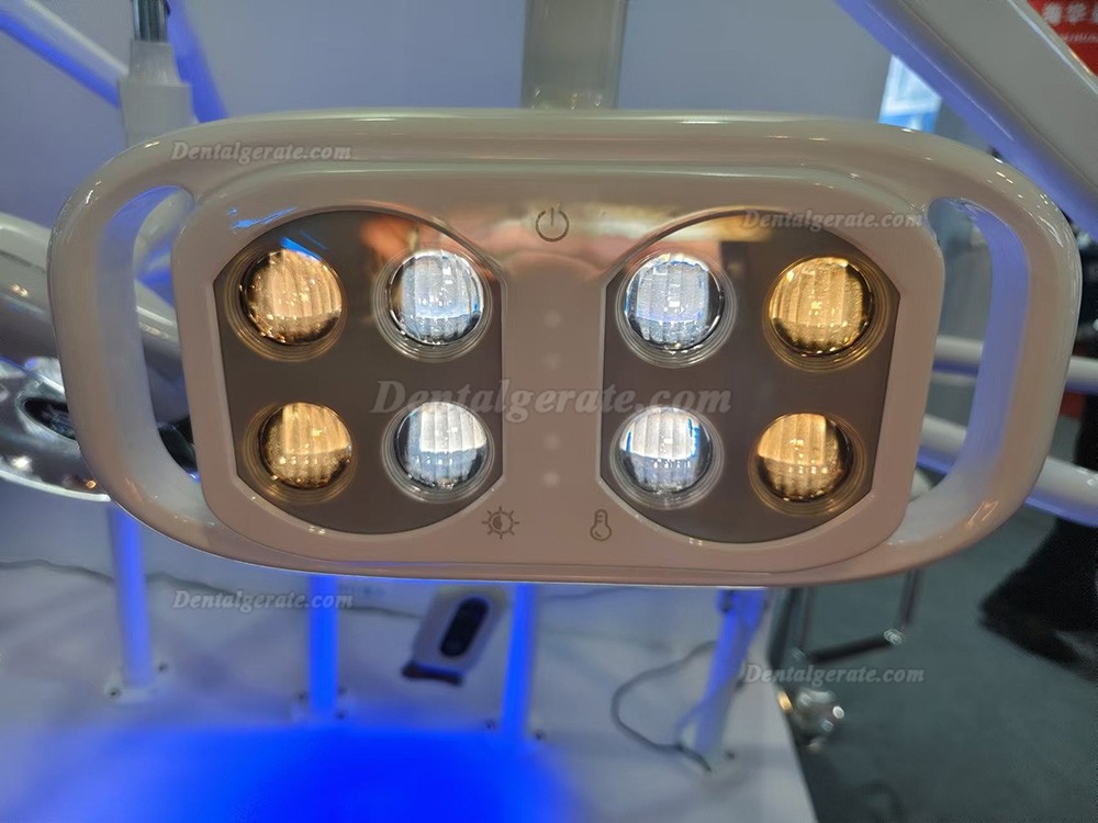 Zahnarztlampe 8 LEDs, 10 W, zweifarbig einstellbar mit infrarot-induktive